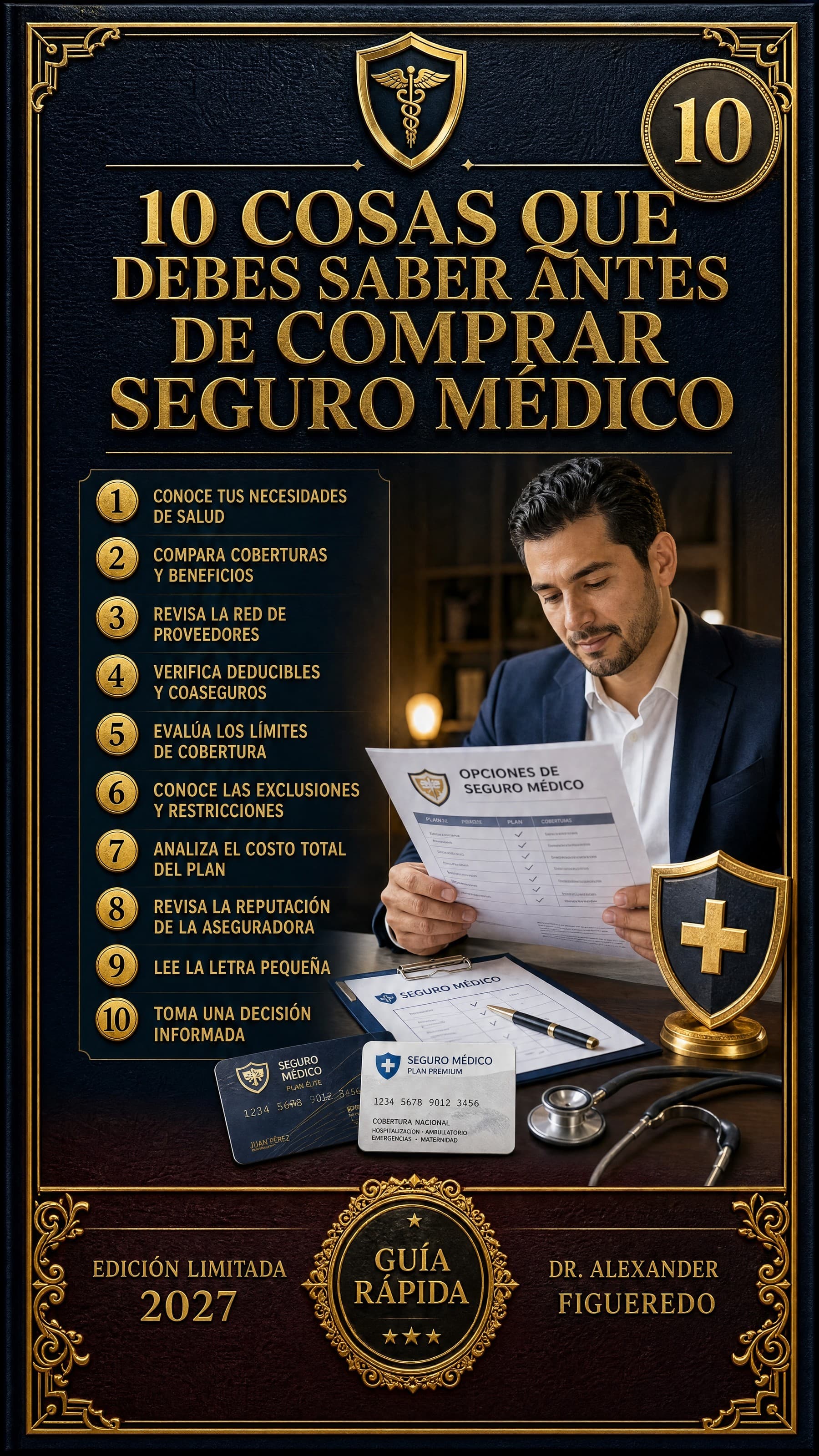 Portada: 10 Cosas Que Debes Saber Antes de Comprar Seguro Médico