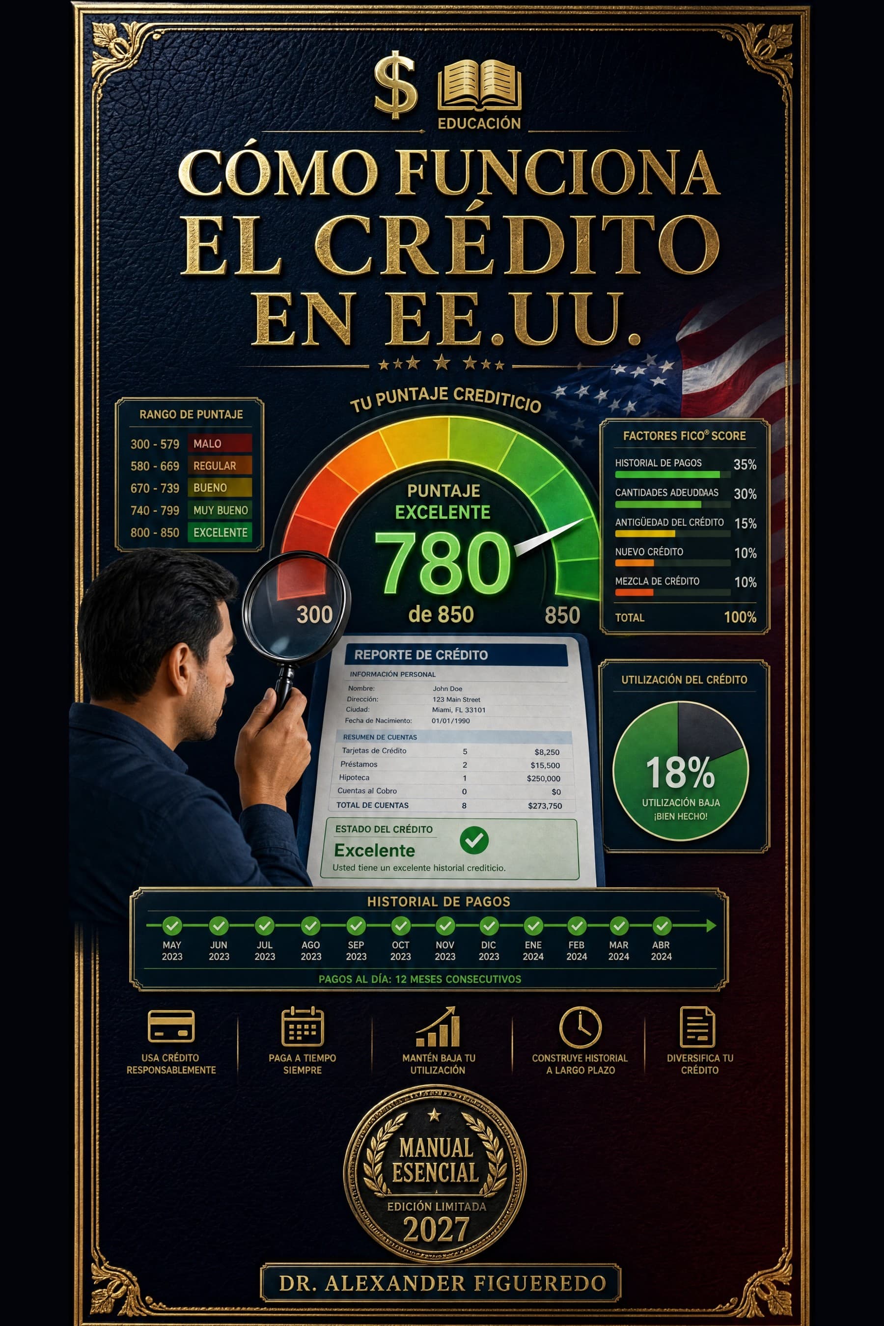 Portada: Cómo Funciona el Crédito en EE.UU.