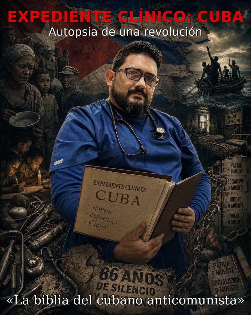 Portada: Expediente Clínico: Cuba — Historia clínica de una enfermedad de Estado