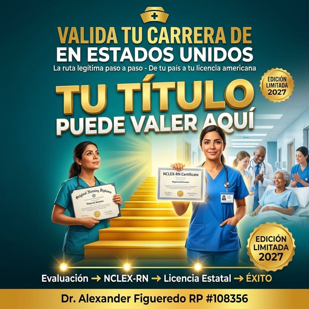Portada: Folleto: Validar tu Licencia de Enfermería en EE.UU.