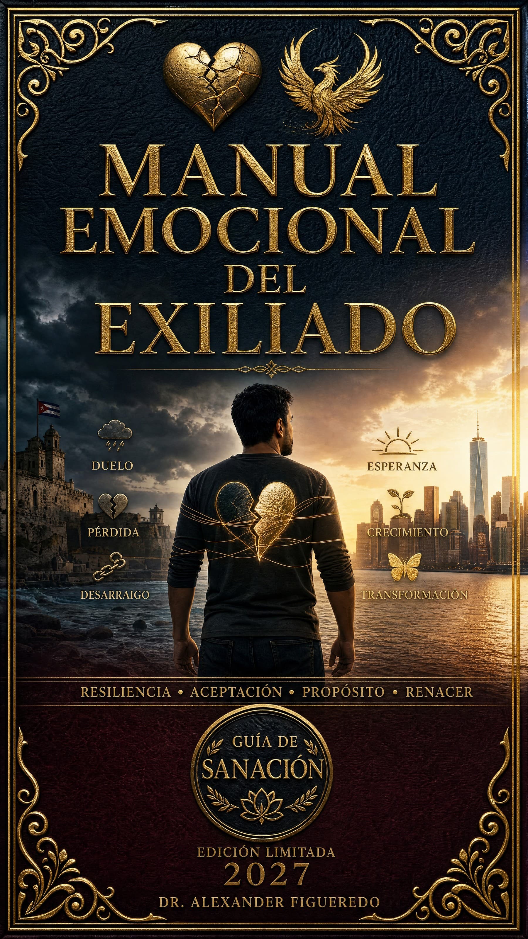 Portada: Manual Emocional del Exiliado
