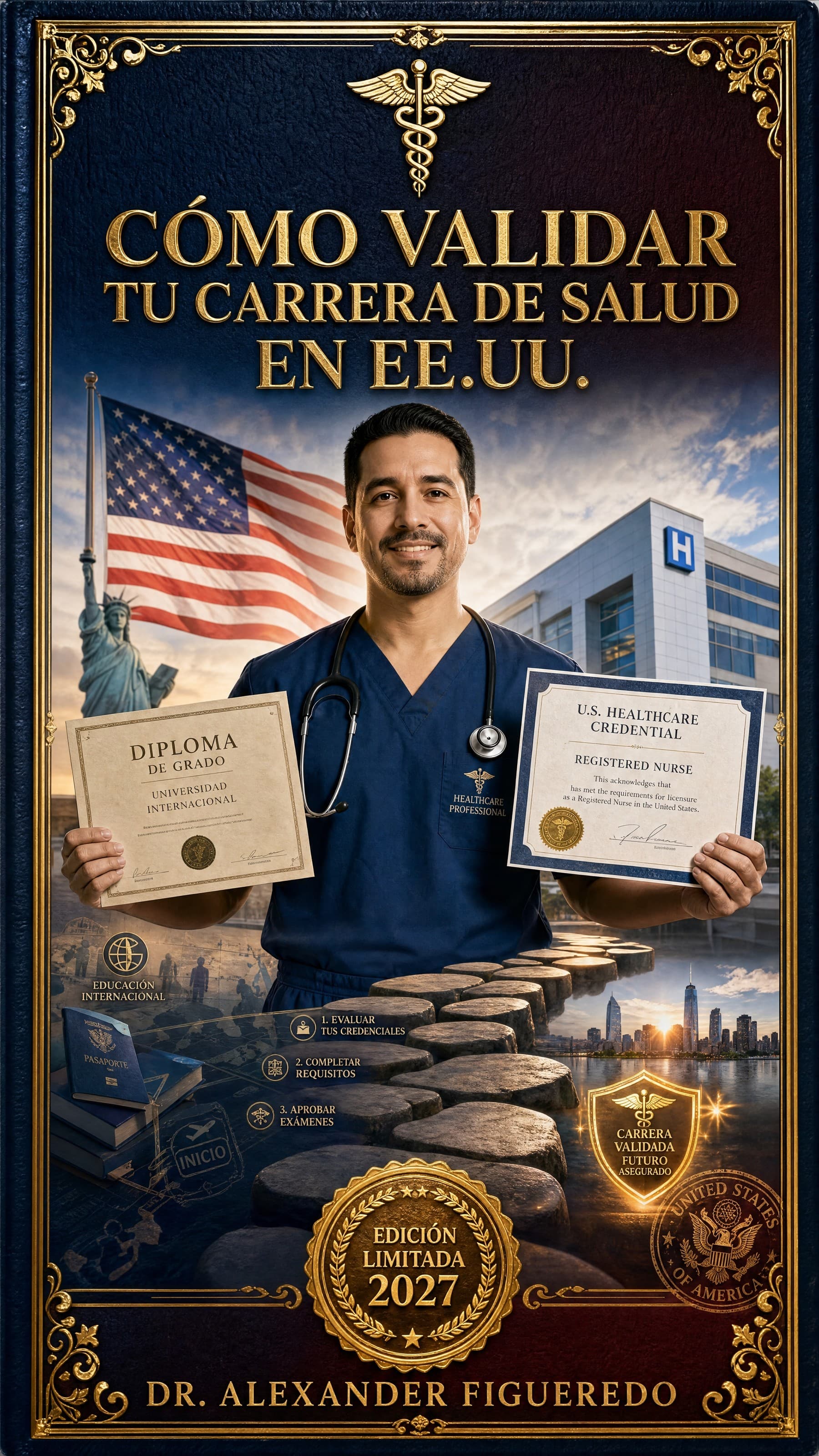 Portada: Cómo Validar tu Carrera de Salud en EE.UU.