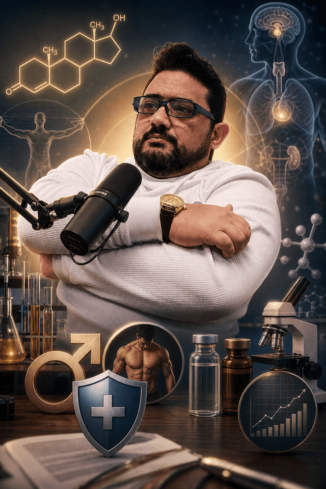 Portada del episodio: Episodio 3 — Testosterona baja: ¿mito o realidad?
