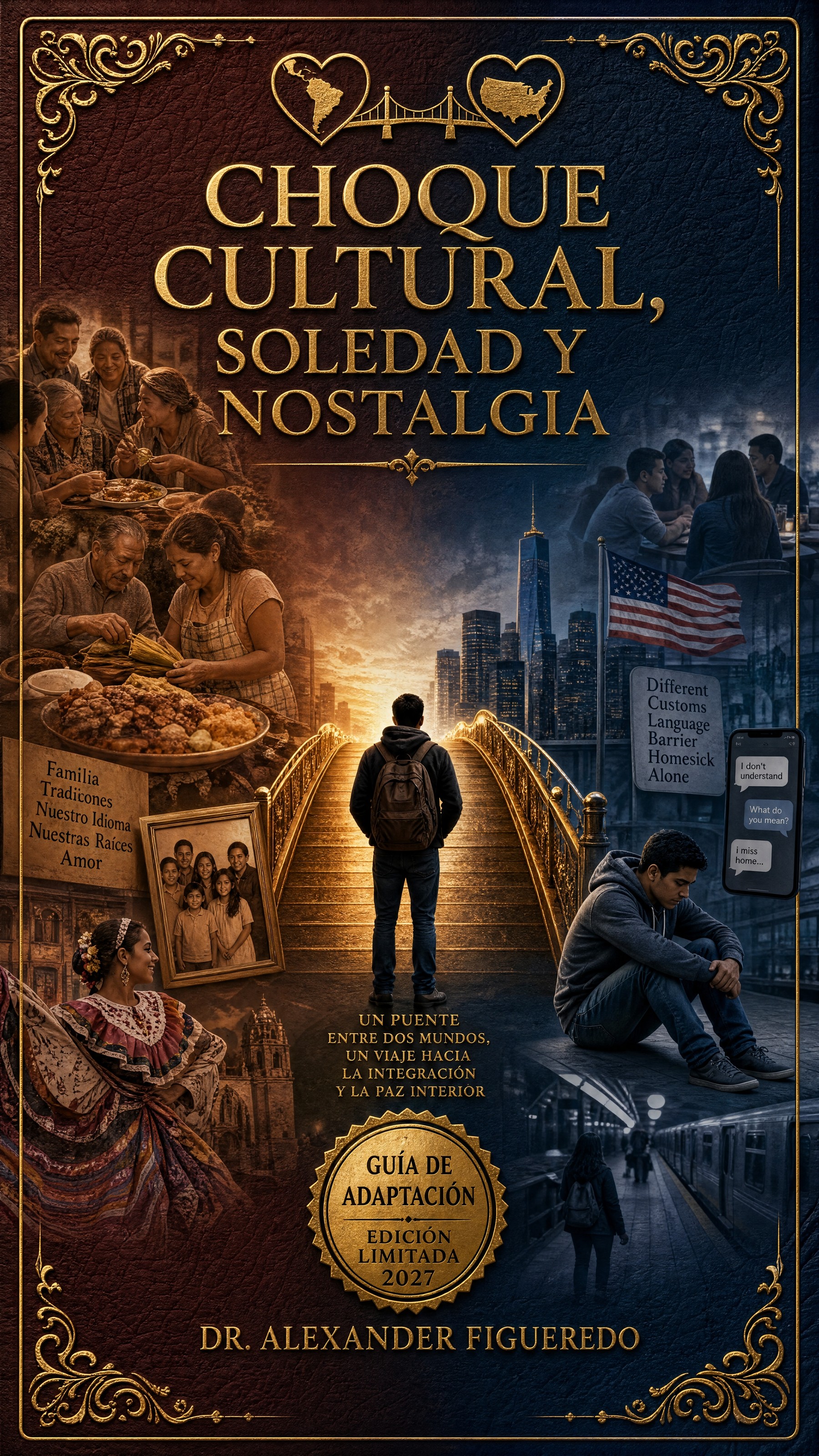 Portada del libro: Choque Cultural, Soledad y Nostalgia