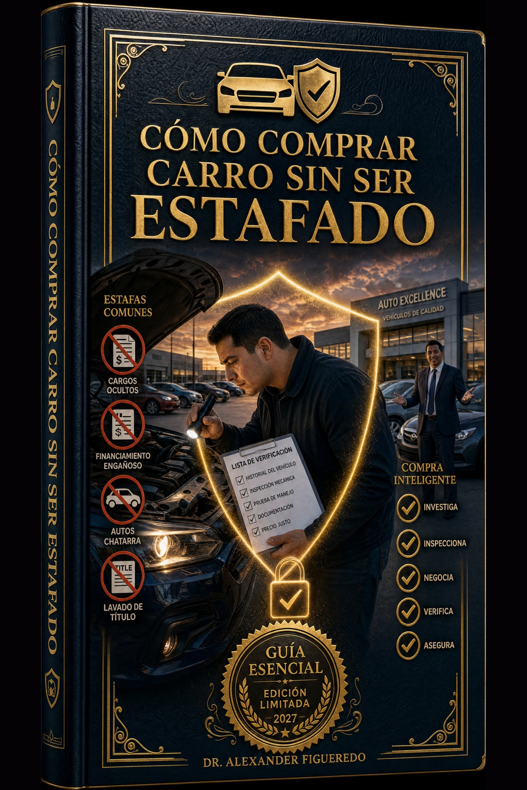 Portada del libro: Cómo Comprar Carro Sin Ser Estafado