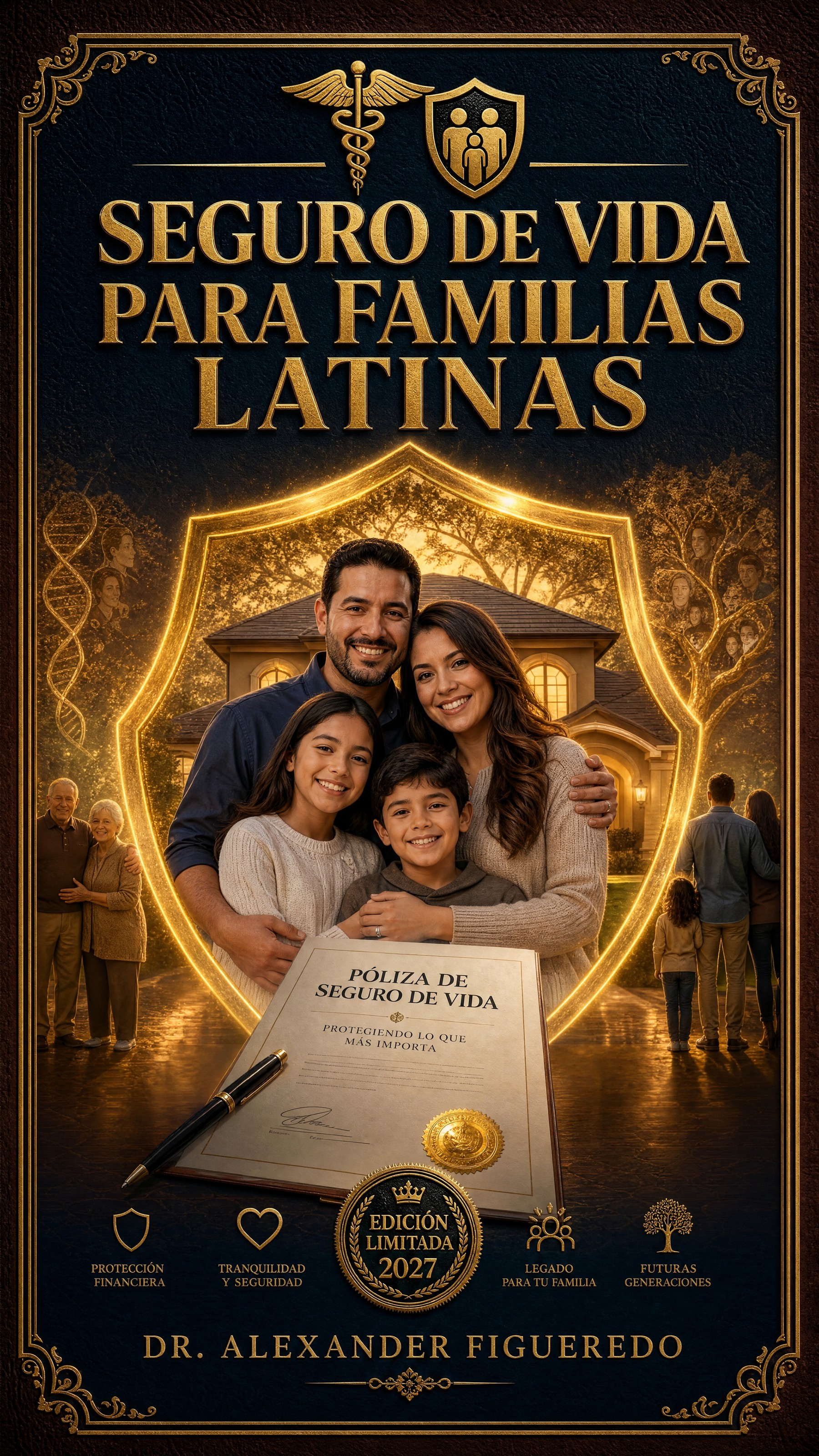 Portada del libro: Seguro de Vida para Familias Latinas
