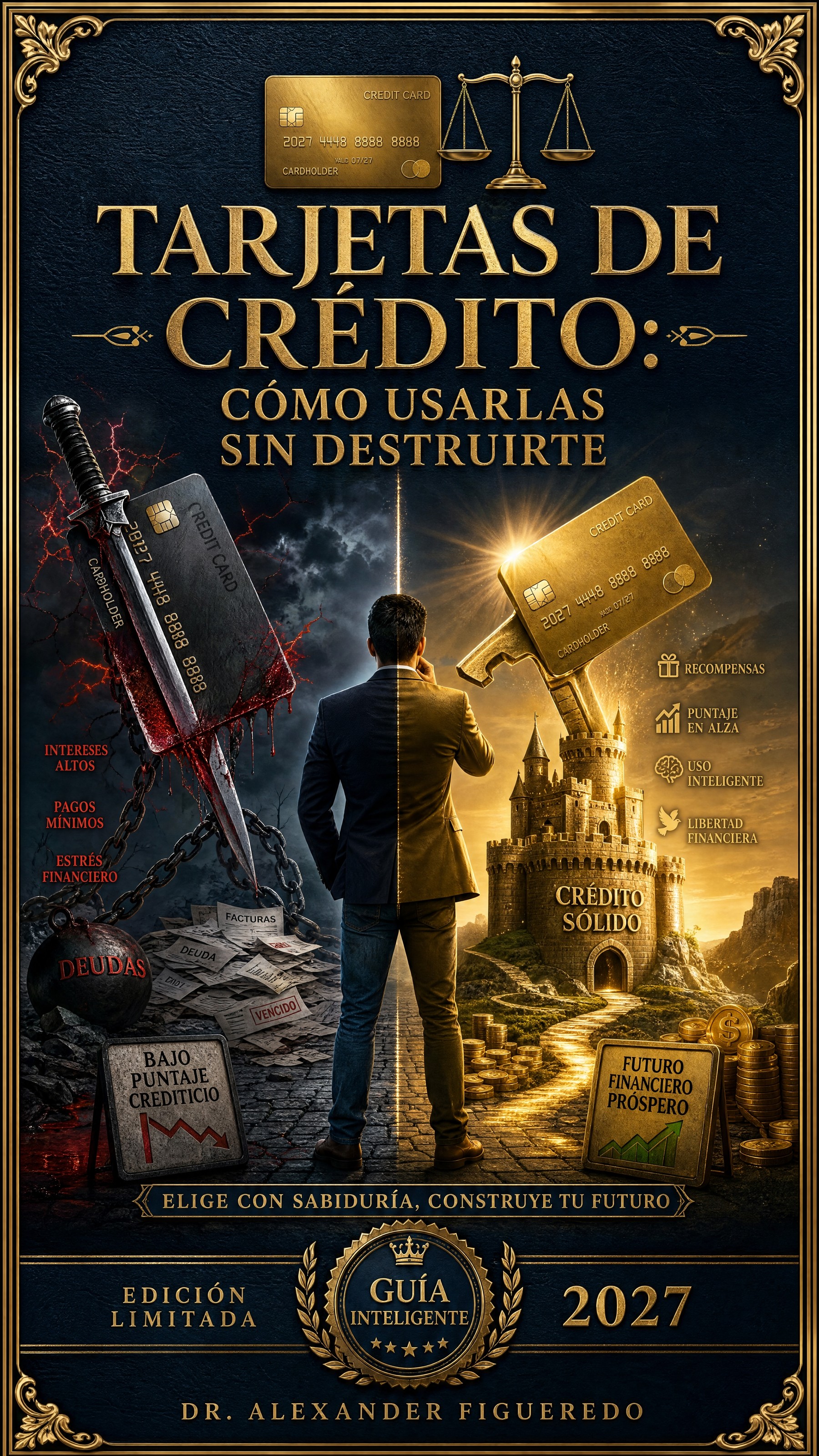Portada del libro: Tarjetas de Crédito: Cómo Usarlas Sin Destruirte